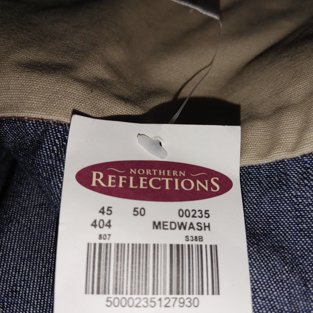 Northern Reflections snap button Jean Jacket - Picture 9 of 9